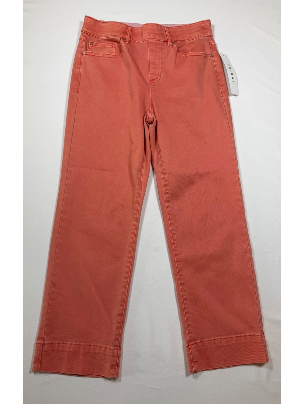 NWT Tribal coral cropped pants